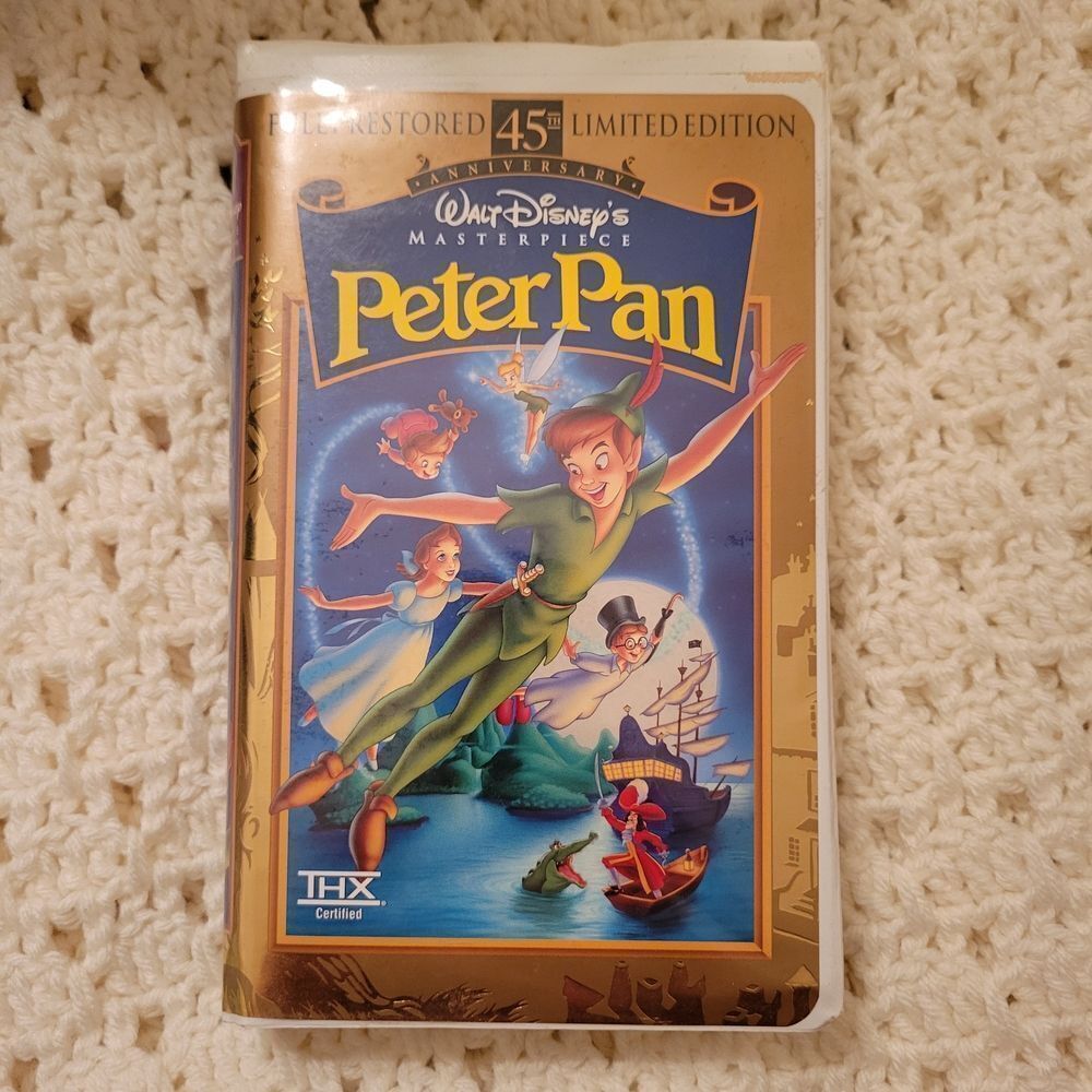 Peter Pan 45th Anniversary VHS Tape
